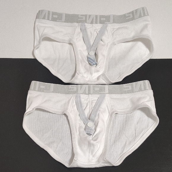 C-IN2 Core Men's White Briefs 2 Pairs Sz L - Picture 3 of 7
